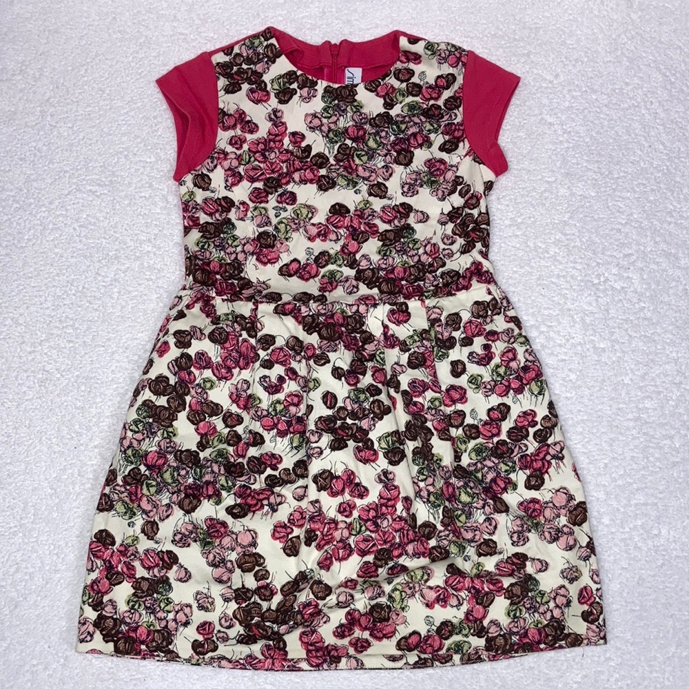 Simonetta Italian boutique floral dress size 122 6